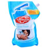 Life Buoy Hand Wash Pouch Active Fresh 1 Ltr, Beauty & Personal Care, Hand Wash, Lifebouy, Chase Value