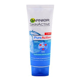 Garnier Skin Active Pure Active 3-In-1 Wash + Scrub +Mask, For Oily Skin, 50ml, Face Washes, Garnier, Chase Value