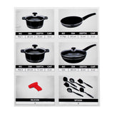 Sonex Non-Stick Cookware 15 Pieces - Deluxe Supreme, Cookware & Pans, Sonex, Chase Value