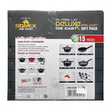 Sonex Non-Stick Cookware 15 Pieces - Deluxe Falcon, Cookware & Pans, Sonex, Chase Value
