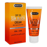 Hemani Sun Block Cream Spf 50, 50Ml, Sunscreens, Hemani, Chase Value