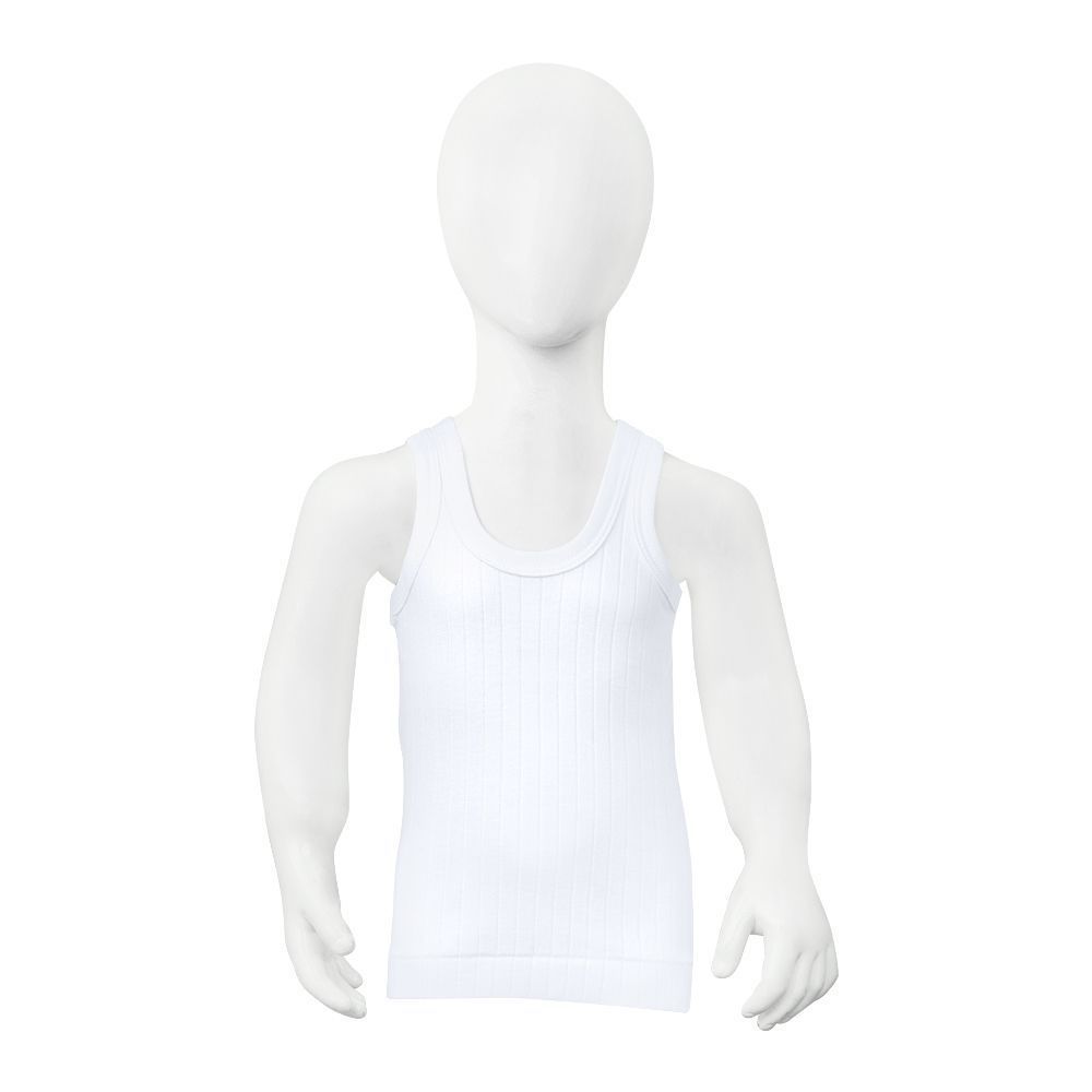 Lily Boys Vest Sando - White, Boys Vest, Chase Value, Chase Value