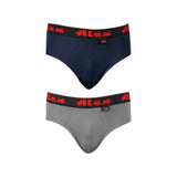 Men's Alex Brief Underwear, Pack Of 2, Mix Color, Men's Underwear, Alex, Chase Value