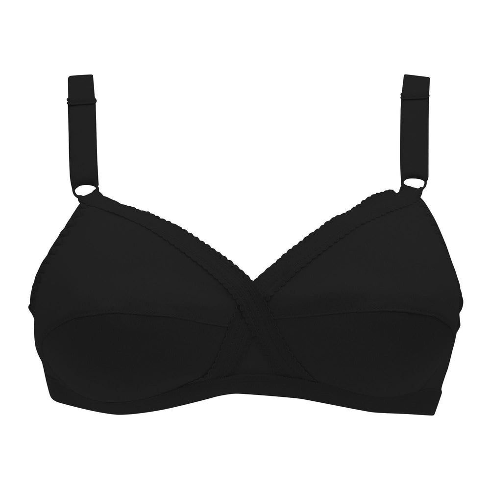 IFG Bra X-Over Padded - Black, Women Bras, IFG, Chase Value