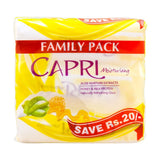 Capri Moisturising Aloe-Nurture Extracts Soap, 3x140g, Soaps, Capri, Chase Value