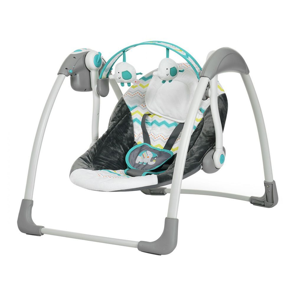 Mastela Deluxe Portable Baby Auto Swing, Elephant, 3-11 Kg, 6503, Carrier Strollers & Furniture, Mastela, Chase Value