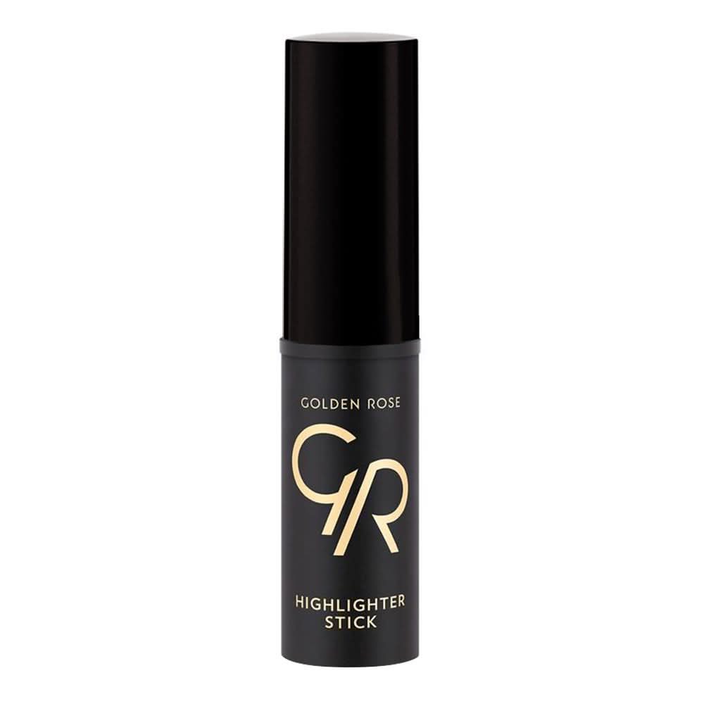 Golden Rose Highlighter Stick, 01 Bright Gold, Instant Radiance, Paraben Free, Lip Gloss & Balm, Golden Rose, Chase Value