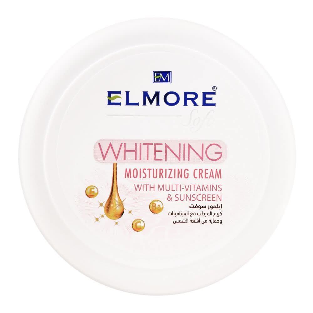 Elmore Soft Whitening Moisturizing Cream, 200ml, Creams & Lotions, Elmore, Chase Value
