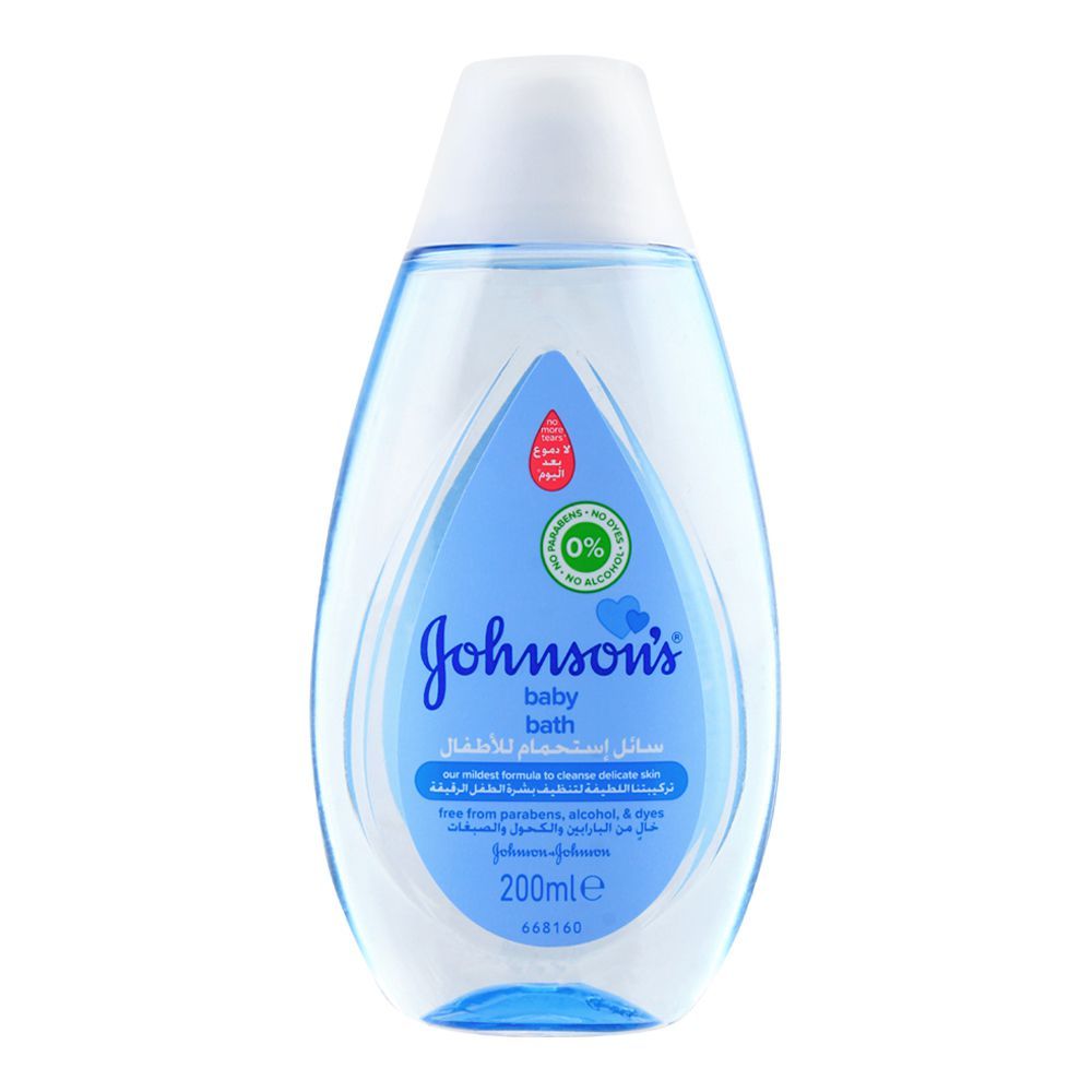 Johnson's Paraben & Alcohol Free Baby Bath, 200ml, Bath Accessories, Johnson's, Chase Value