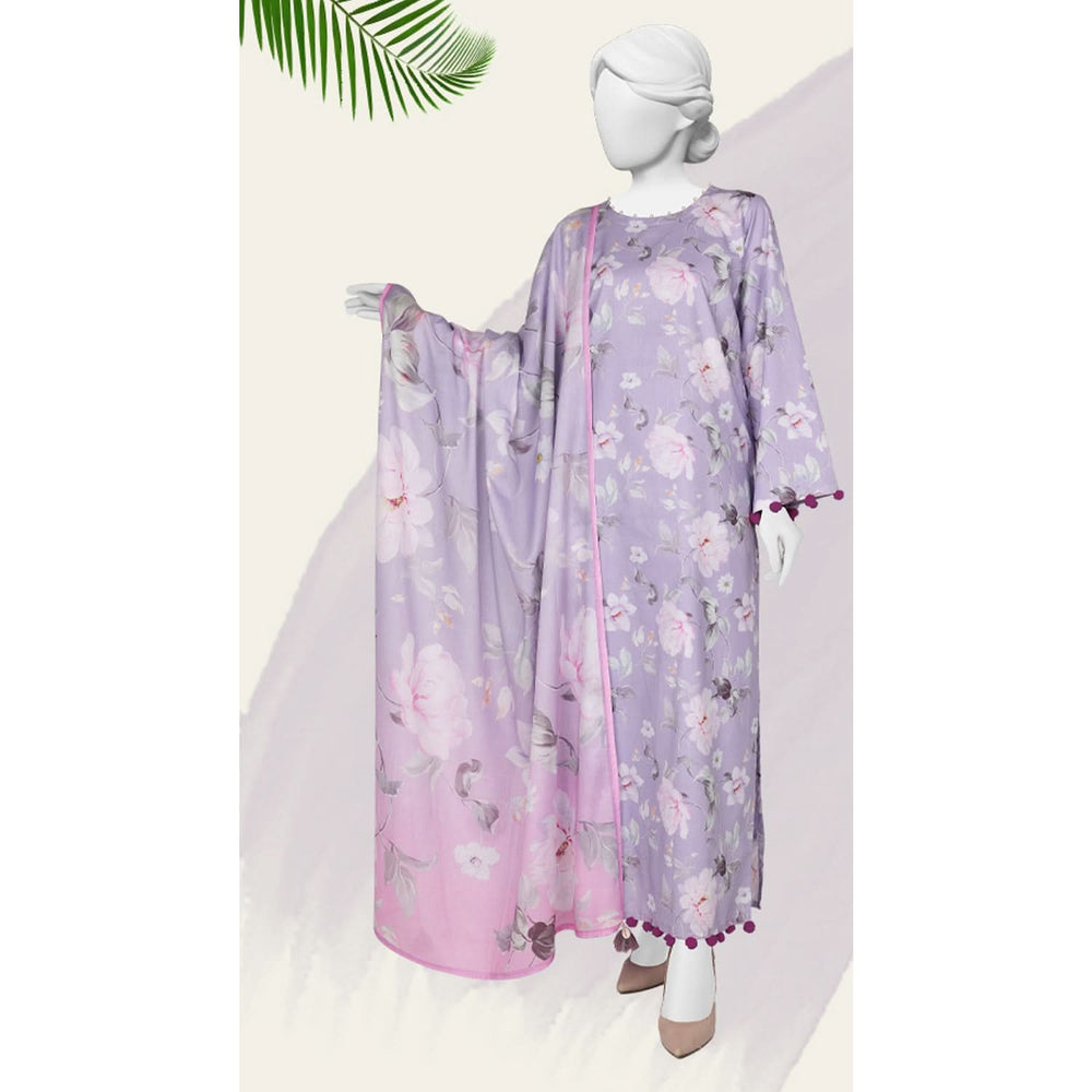 Panjnad Norah Lawn By J. Printed Unstitched 3 Pcs Suit - 241301, Women, 3Pcs Shalwar Suit, Chase Value, Chase Value