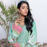 Janan Printed Lawn Embroidered Suit 3Pcs with Cut Work Dupatta - 6, Women, 3Pcs Shalwar Suit, Zesh Textile, Chase Value