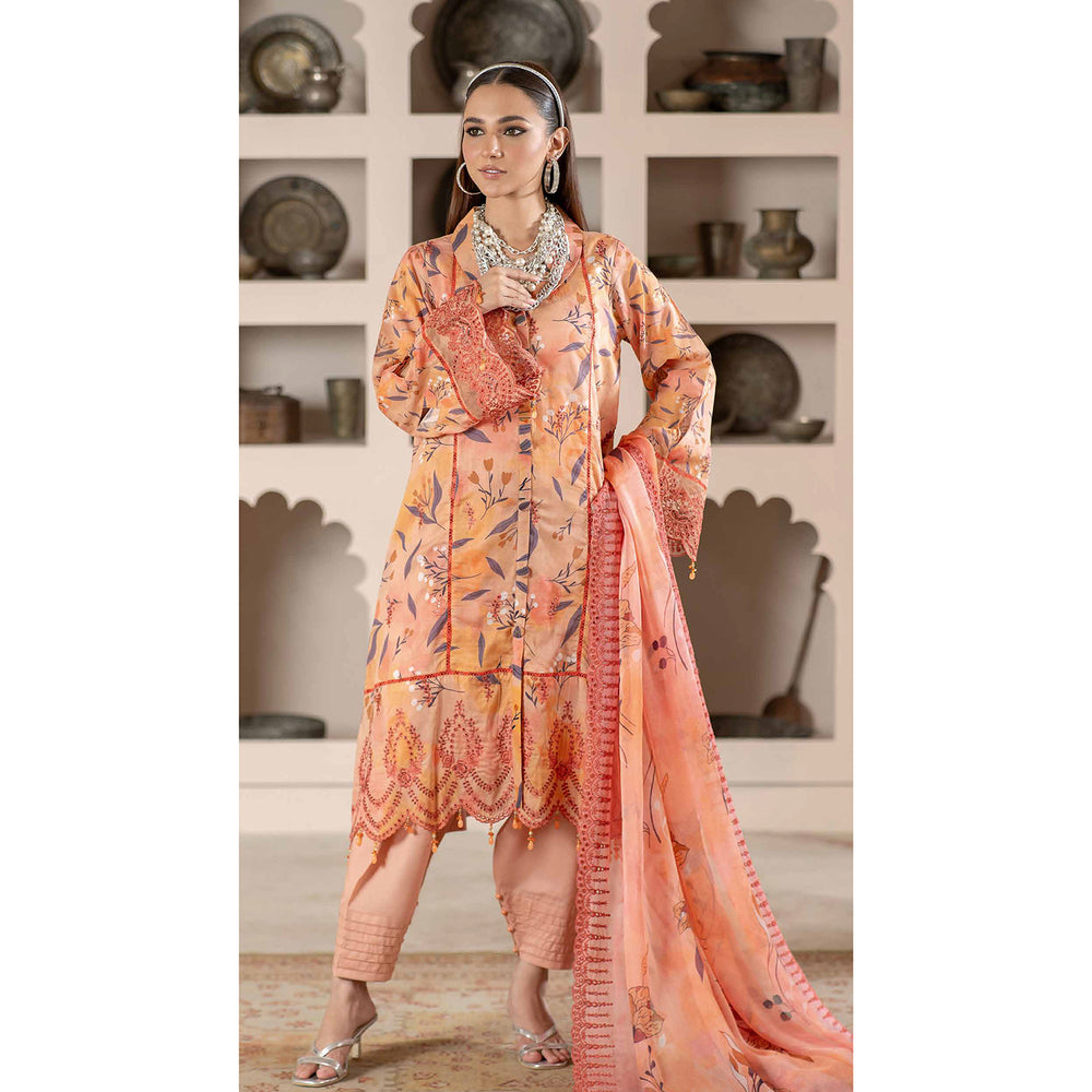 Sunshine Bloom By Al Zohaib Lawn Premium Unstitched 3 Pcs Suit - 11, Women, 3Pcs Shalwar Suit, Al-Zohaib Textiles, Chase Value