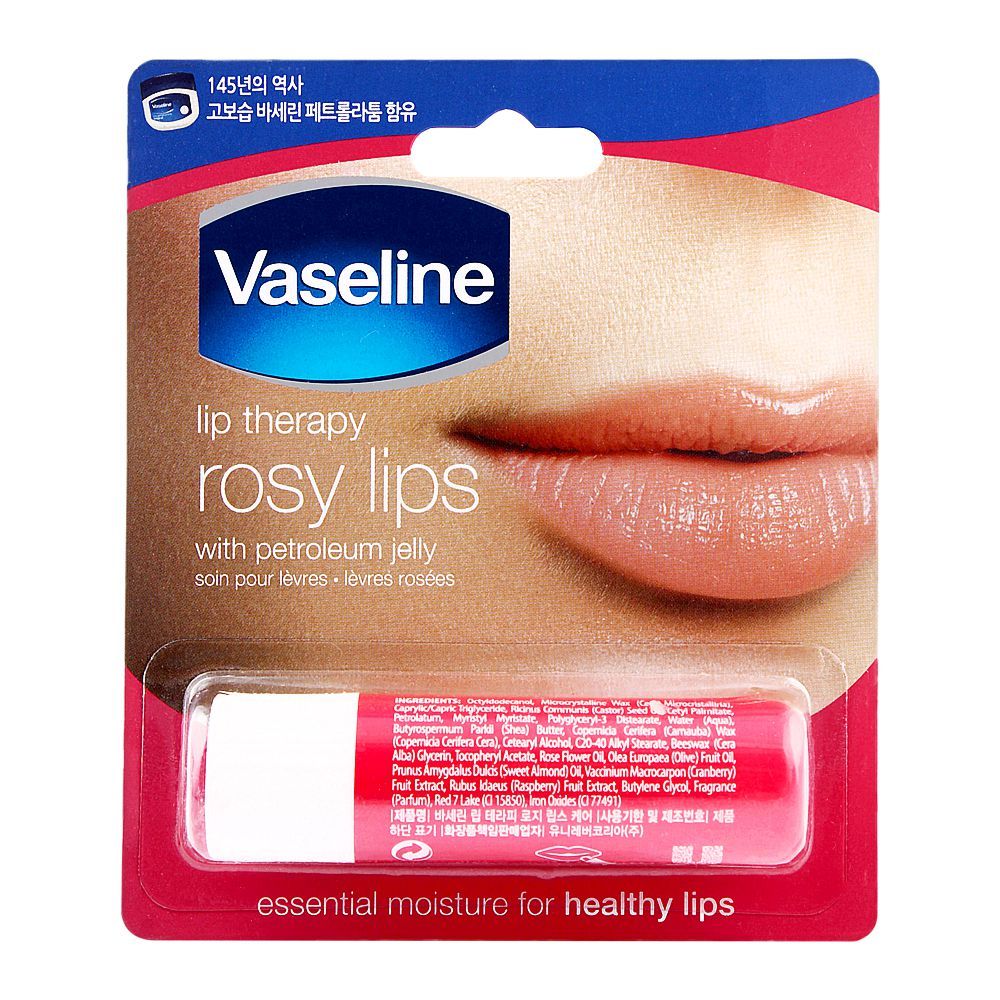 Vaseline Lip Therapy Lip Balm Rosy , 4.8g, Creams & Lotions, Vaseline, Chase Value