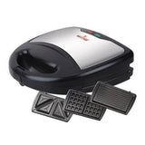 WestPoint Deluxe 3-In-1 Sandwich Toaster, 700W, WF-6193, Toaster & Hot Plate, Westpoint, Chase Value