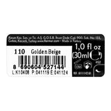 Flormar Invisible Coverage HD Foundation, 110 Golden Beige 30ml, Foundation, Flormar, Chase Value