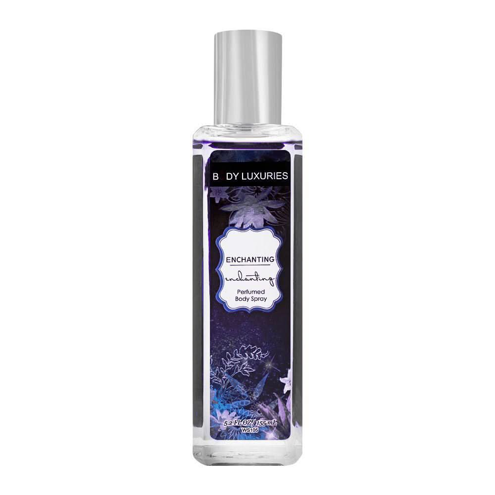 Body Luxuries Enchanting Perfumed Body Spray, For Women, 155ml, Women Body Spray & Mist, Body Luxuries, Chase Value
