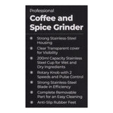 West Point Coffee And Spice Grinder, WF-9226, Coffee Maker & Kettle, Westpoint, Chase Value