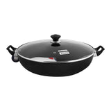 Kitchen King Imperial Classic Karai + Glass LID 26cm, Black, KK7021626, Cookware & Pans, Kitchen King, Chase Value
