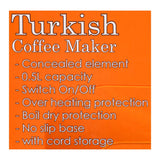 Sayona Turkish Coffee Maker, STC-4268, Coffee Maker & Kettle, Sayona, Chase Value