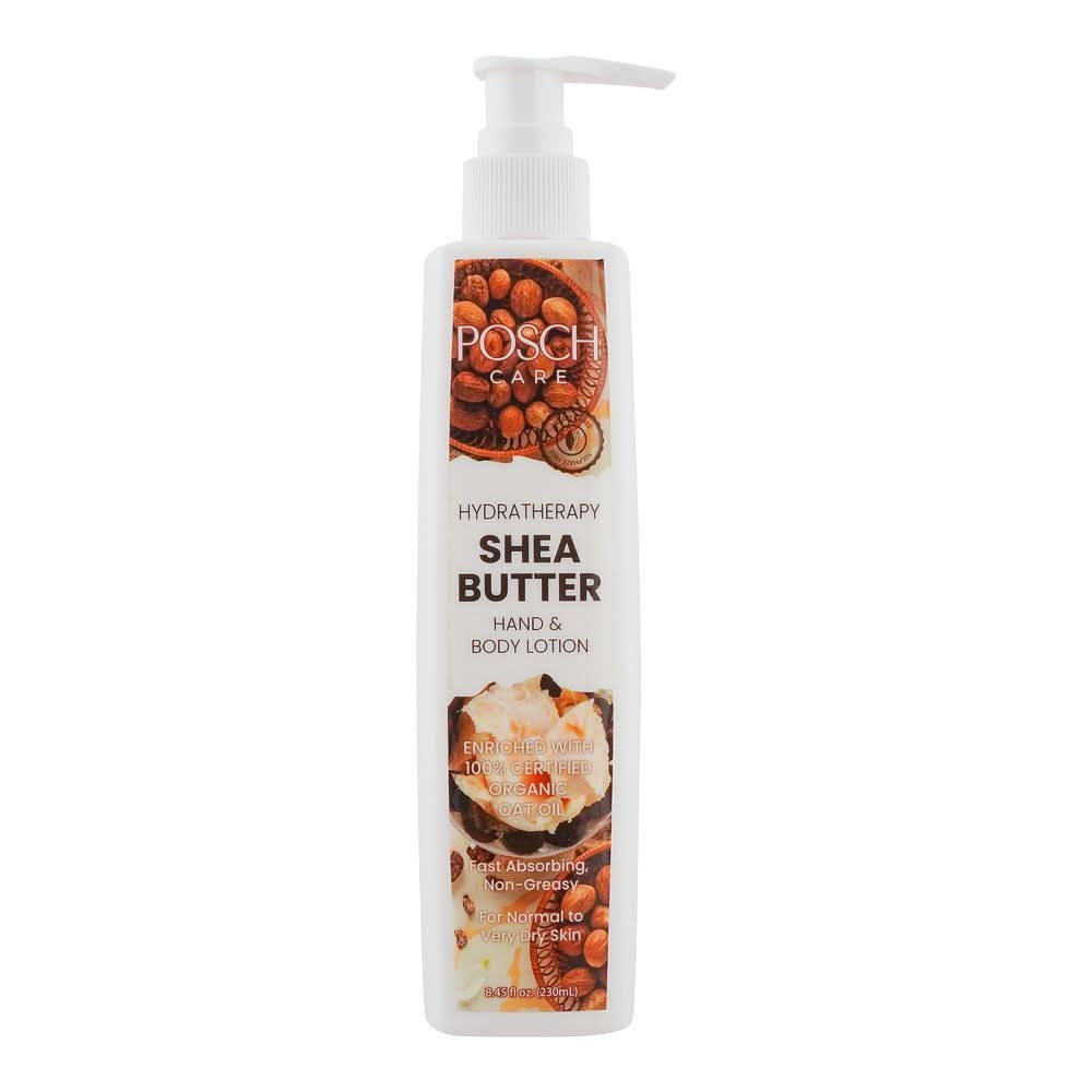 Posch Care Hydratherapy Shea Butter Hand & Body Lotion, For Normal To Very Dry Skin, 230ml, Creams & Lotions, Posch, Chase Value