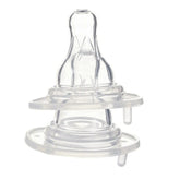 Farlin Crystal Clear Anti-Colic Wide Neck Silicone Nipple Set, 3m+ 2-Pack, AC-22005-M, Infants Accessories, Farlin, Chase Value