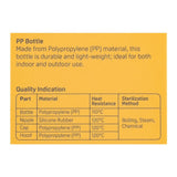 Pigeon Flexible Feeder Clear Bottle 240 ML - Pink, Feeding Supplies, Pigeon, Chase Value