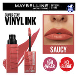 Maybelline New York Superstay Vinyl Ink Longwear Liquid Lipstick, 65, Saucy, Lipstick, Maybelline, Chase Value