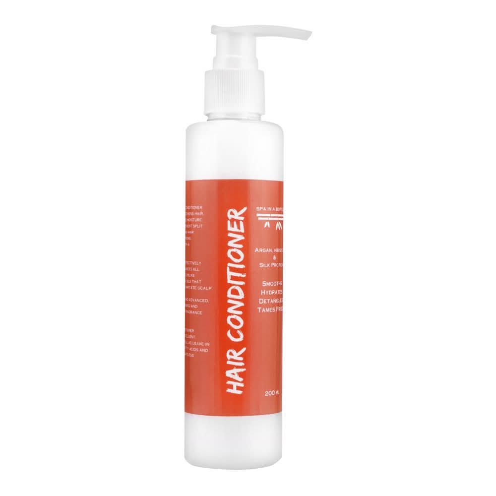 Spa In A Bottle Argan, Hibiscus & Silk Protein Hair Conditioner, 200ml, Shampoo & Conditioner, Spa, Chase Value