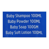 Johnson'S Baby Essentials Kit Shampoo + Powder + Soap + Lotion, 4-Pack, Baby Care, Johnson's, Chase Value