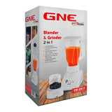 Gaba National 2-In-1 Blender & Grinder, 350W, GN-2817, Juicer Blender & Mixer, GNE, Chase Value