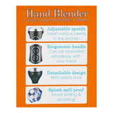 Sayona Hand Blender, 800W, SB-4559, Juicer Blender & Mixer, Sayona, Chase Value