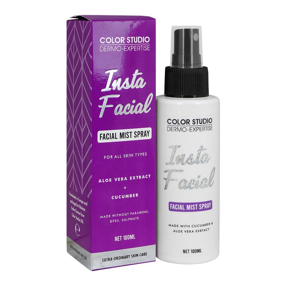 Color Studio Facial Spray 100 ml, Skin Treatments, Color Studio, Chase Value