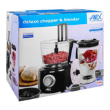 Anex Chopper Blender With Vegetable Cutter AG-3145, Chopper, Anex, Chase Value