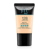 Maybelline Fit Me Matte + Poreless Liquid Foundation, 128, Warm Nude, 18Ml, Foundation, Maybelline, Chase Value