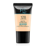 Maybelline Fit Me Matte + Poreless Liquid Foundation, 128, Warm Nude, 18Ml, Foundation, Maybelline, Chase Value