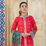 Monsoon Digital Printed Lawn Suit 3 Pes V-1 - 2, Women, 3Pcs Shalwar Suit, Al-Zohaib Textiles, Chase Value