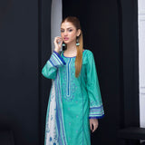 Salina Weaving Dobby By Regalia Lawn Printed Unstitched 3Pcs Suit V-2 - 12, Women, 3Pcs Shalwar Suit, Regalia Textiles, Chase Value