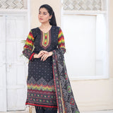 Laiba By SN Cloth Printed Unstitched 3 Pcs Suit - 11, Women, 3Pcs Shalwar Suit, SN Cloth, Chase Value