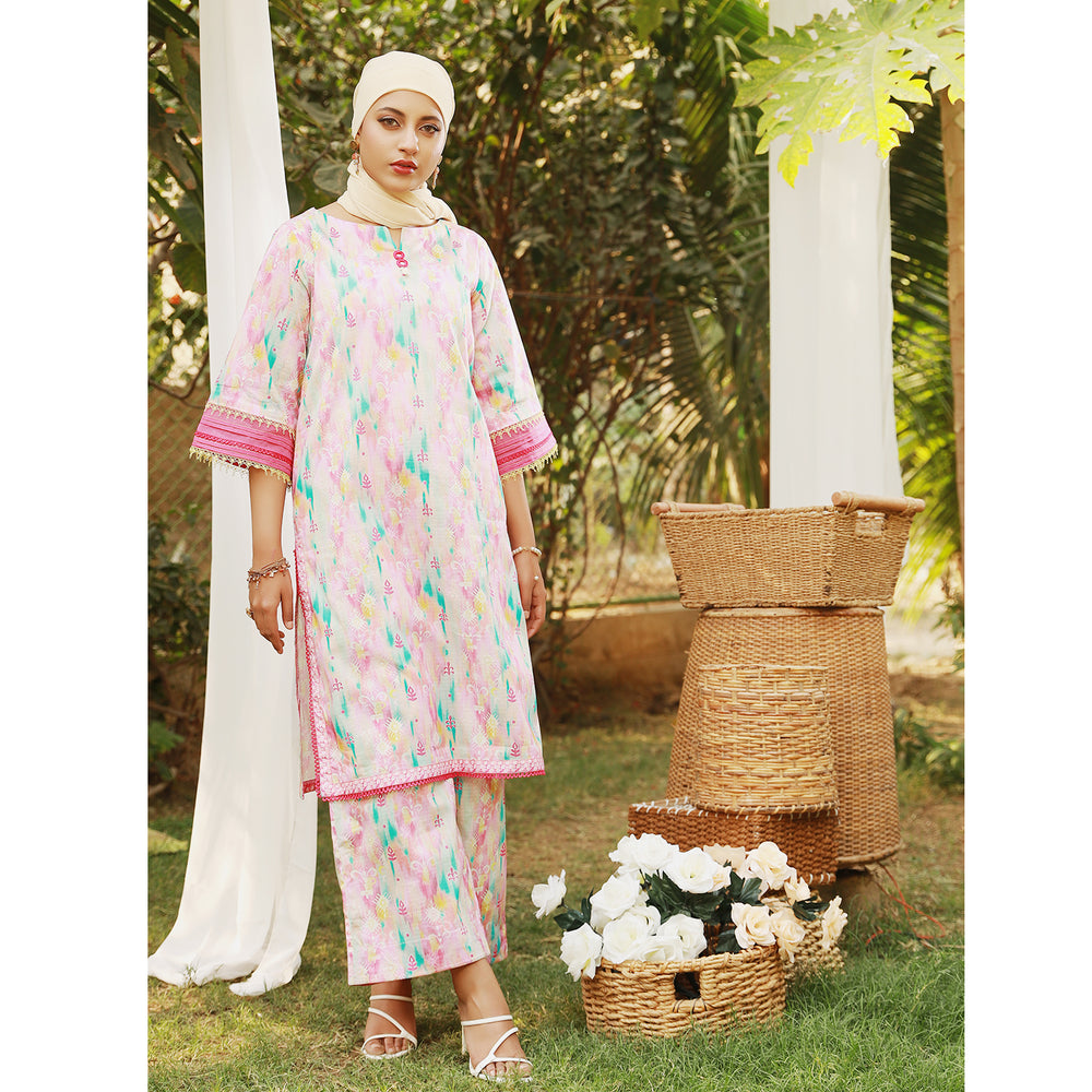 Eminent Printed Doriya Lawn Unstitched Kurti - 5, Women, Unstitched Kurti, Eminent, Chase Value
