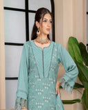 Noor Jahan Maha Noor Karandi Luxury Embroidered Suit with Dupatta - 10, Women, 3Pcs Shalwar Suit, Chase Value, Chase Value