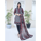 Laiba By SN Cloth Printed Unstitched 3 Pcs Suit - 14, Women, 3Pcs Shalwar Suit, SN Cloth, Chase Value