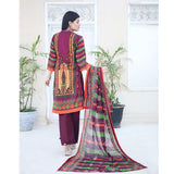 Laiba By SN Cloth Printed Unstitched 3 Pcs Suit - 15, Women, 3Pcs Shalwar Suit, SN Cloth, Chase Value