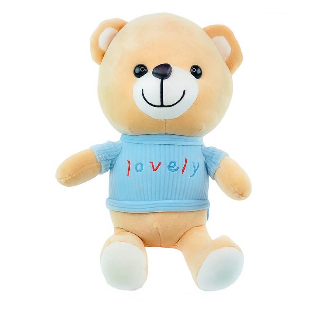 Stuff Toy Bear With Jacket - Sky Blue, Stuffed Toys, Chase Value, Chase Value