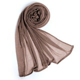 Women's Crinkle Plain Scarves - Multi Color, Women Shawls & Scarves, Chase Value, Chase Value