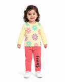 Valuables Girls Printed Full Sleeves Suit