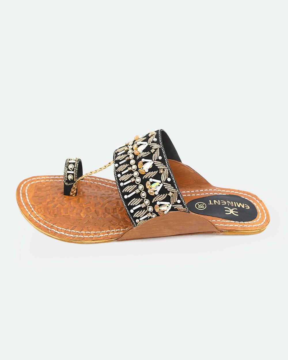 Eminent Women's Leather Kolhapuri Slipper, Women Slippers, Eminent, Chase Value