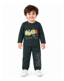 Valuables Boys Printed Full Sleeves Suit