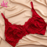 IFG Poppy Bra Blossom 001 - Red, Women Bras, IFG, Chase Value