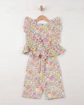 Eminent Newborn Girls' Essential Printed 2 Pcs Suit