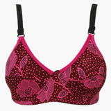 Women's Printed Foam Bra - Dark Pink, Women Bras, Chase Value, Chase Value